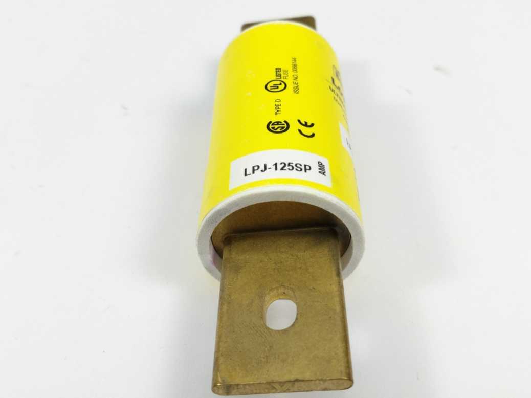 Cooper Bussmann LPJ-125SP Low-Peak Class J Fuse 600Vac 300Vdc