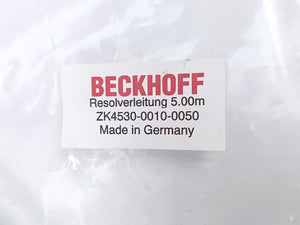 Beckhoff ZK4530-0010 Resolver Connection Cable 5.00m