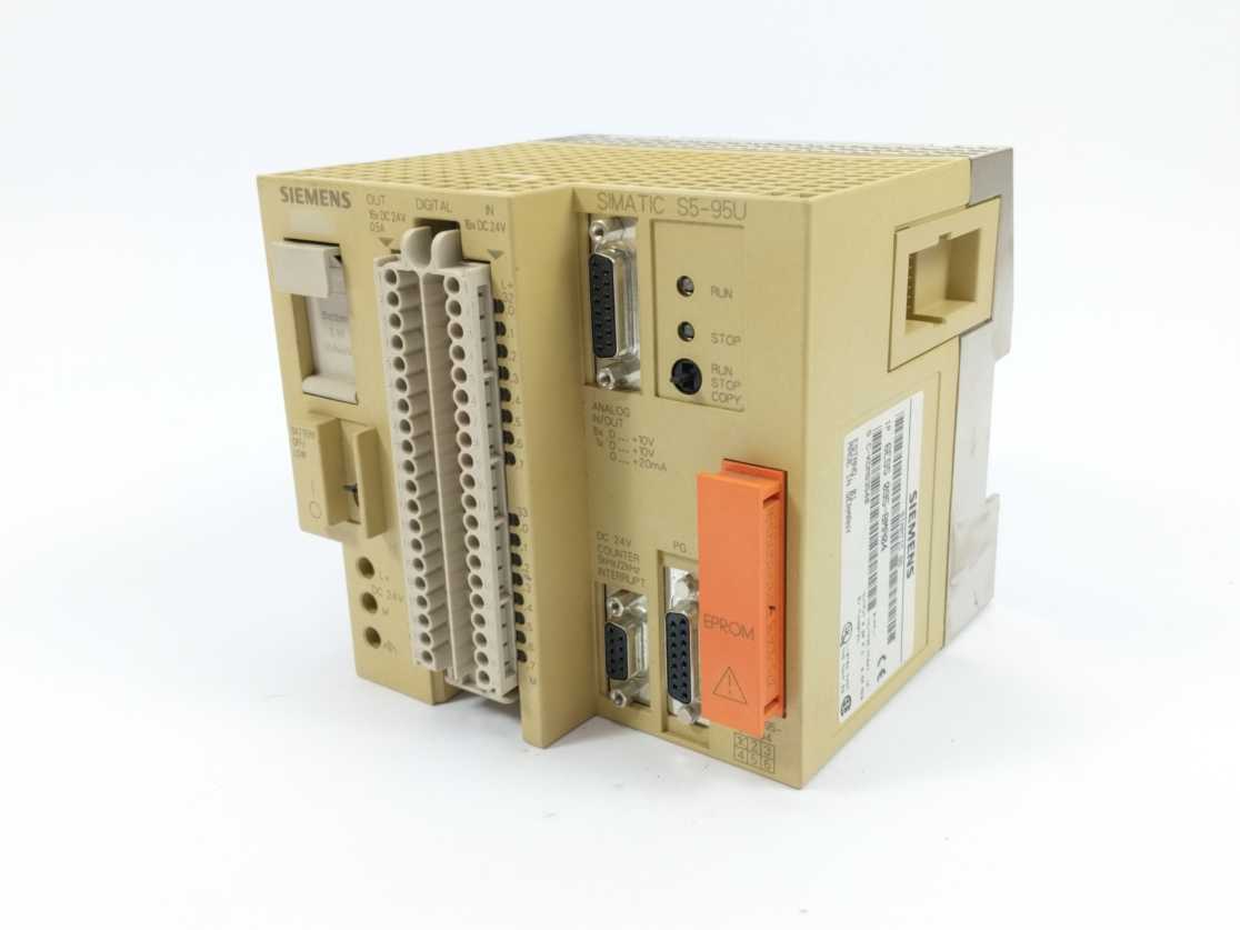 Siemens 6ES5095-8MA04 Simatic S5-95U Compact Unit DC24 V
