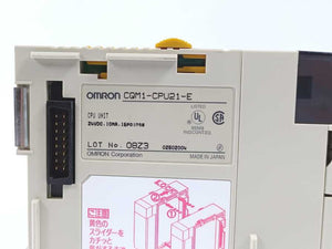 OMRON CQM1-CPU21-E CPU Unit With CQM1-CPU11-9 End Plate