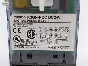 OMRON K3GN-PDC Digital Panel Meter