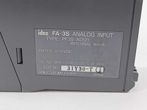 Idec PF3S-AD121 FA-3S Analog Imput