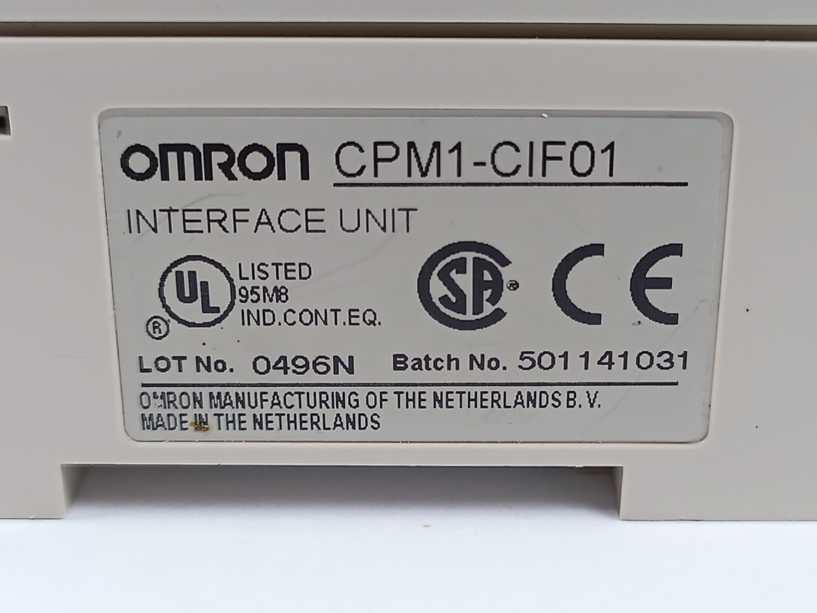 OMRON CPM1-CIF01 Interface Unit