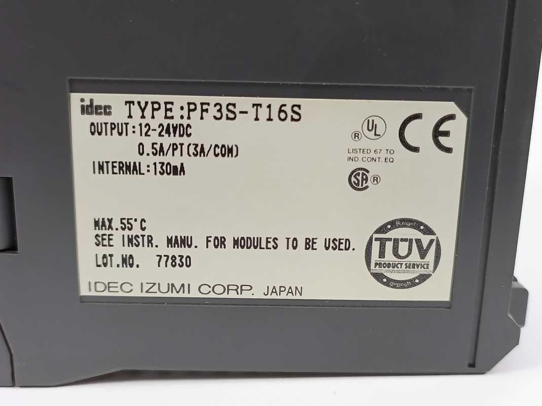 Idec PF3S-T16S Output Programmable Controller