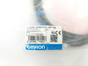 OMRON E2A-S08KN04-WP-B2 Proximity Sensor, 2m