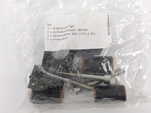 Siemens 8US1213-4AH04 3 Phase Busbar w/ Accessories