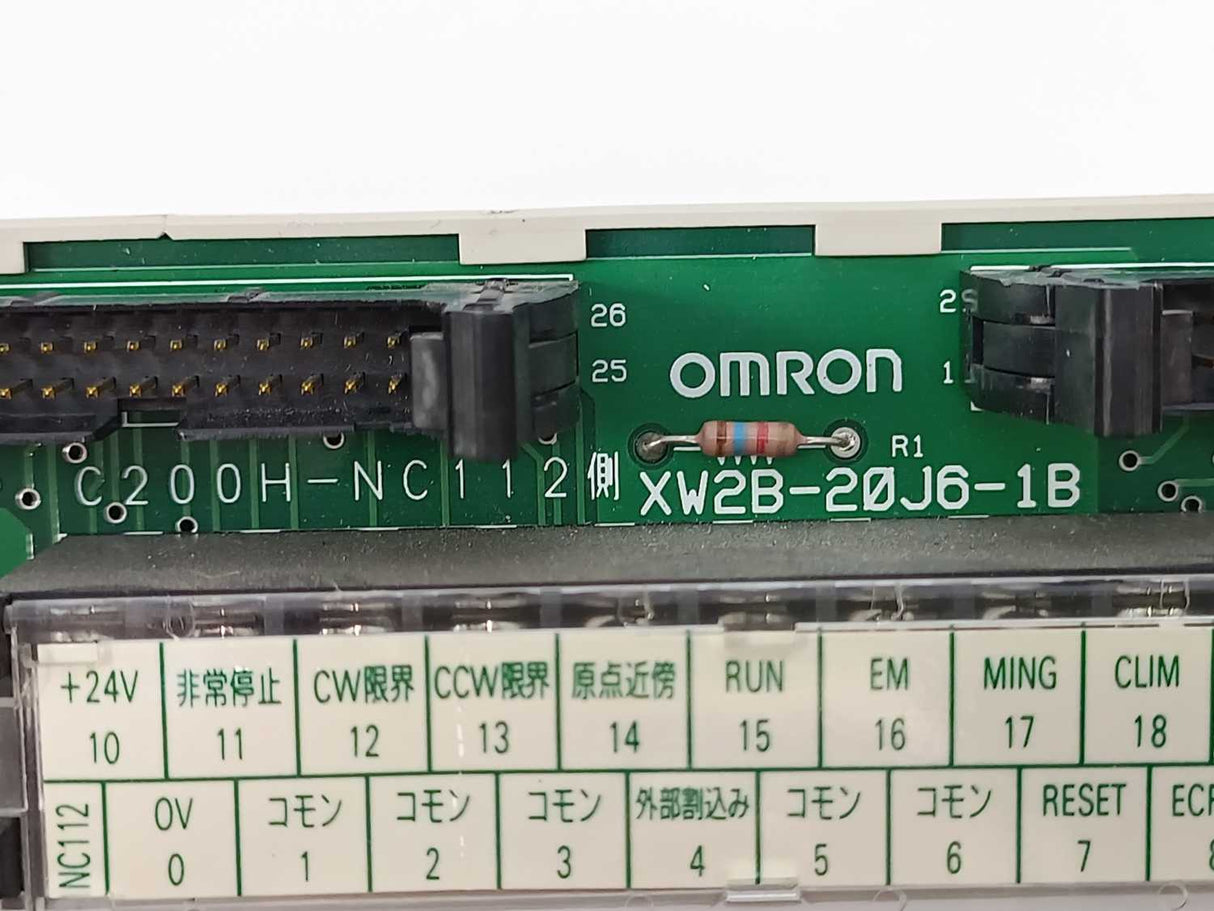 OMRON XW2B-20J6-1B DIN Rail Terminal Block