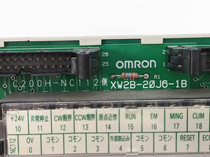 OMRON XW2B-20J6-1B DIN Rail Terminal Block