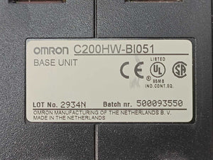 OMRON C200HW-BI051 Base Unit
