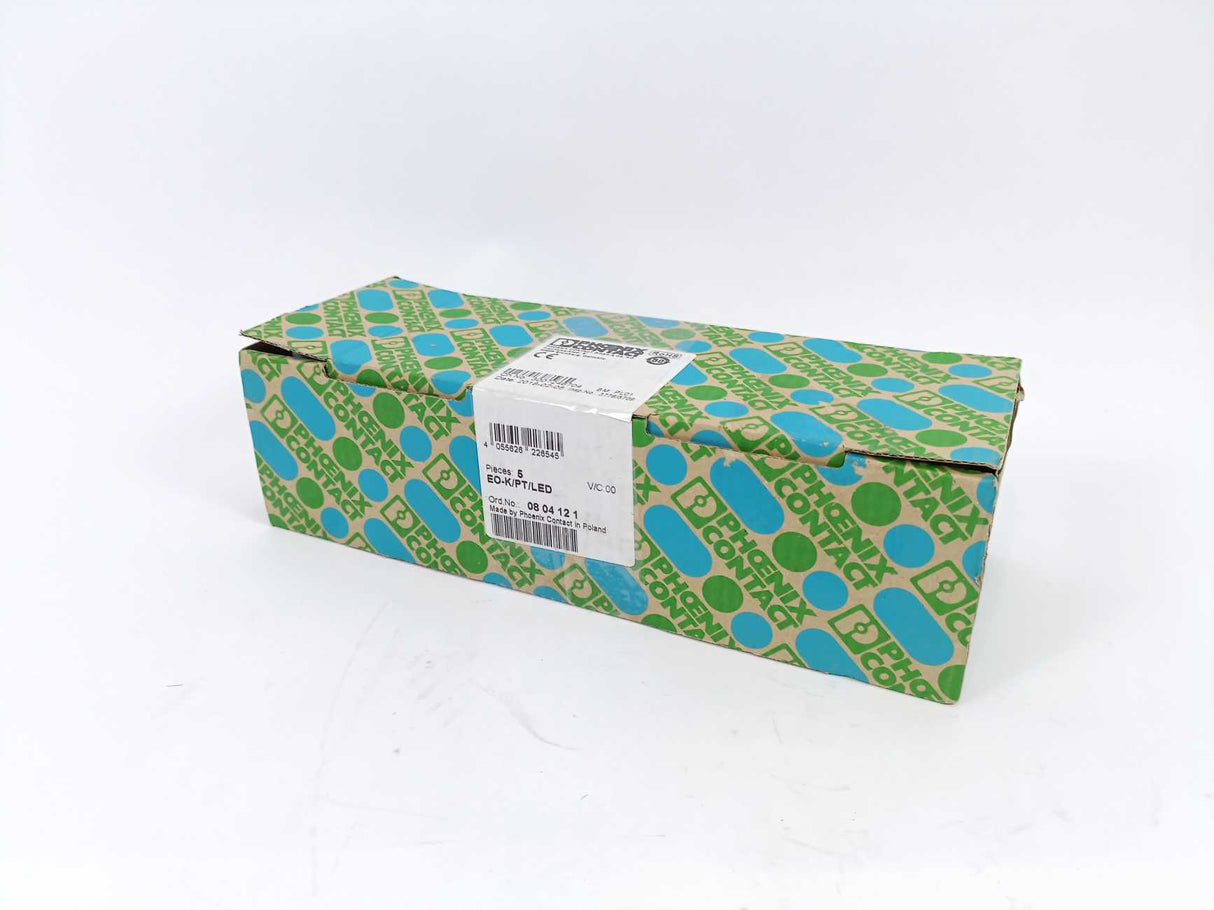 Phoenix Contact 0804121 EO-K/PT/LED DIN Rail-Mounted Socket Outlet 5 Pcs,