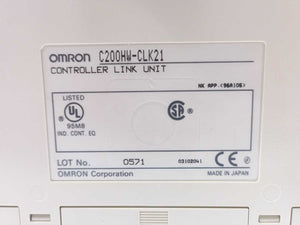 OMRON C200HW-CLK21 Controller Link Unit w/ C200HW-CE001Bus Connector