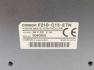 OMRON F210-C15-ETN Vision Mate Controller 24V DC 2.1A