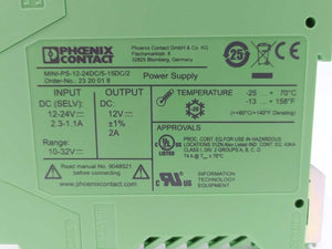 Phoenix Contact 2320018 MINI-PS-12-24DC/5-15DC/2  DC/DC converter
