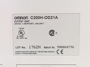 OMRON C200H-OD21A Output unit