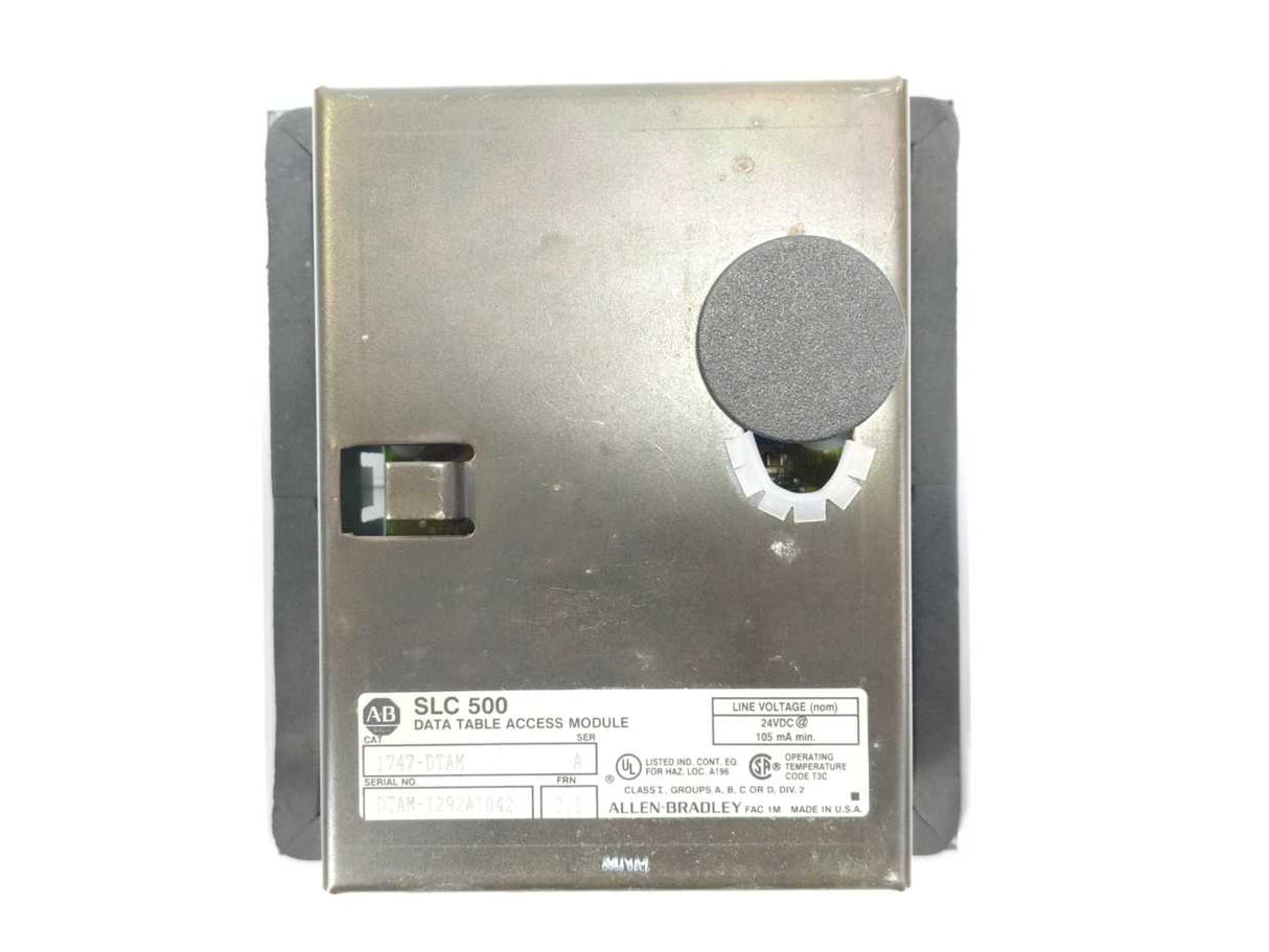 AB 1747-DTAM SLC 500 Data Table Access Module SER.D FRN. 3.02