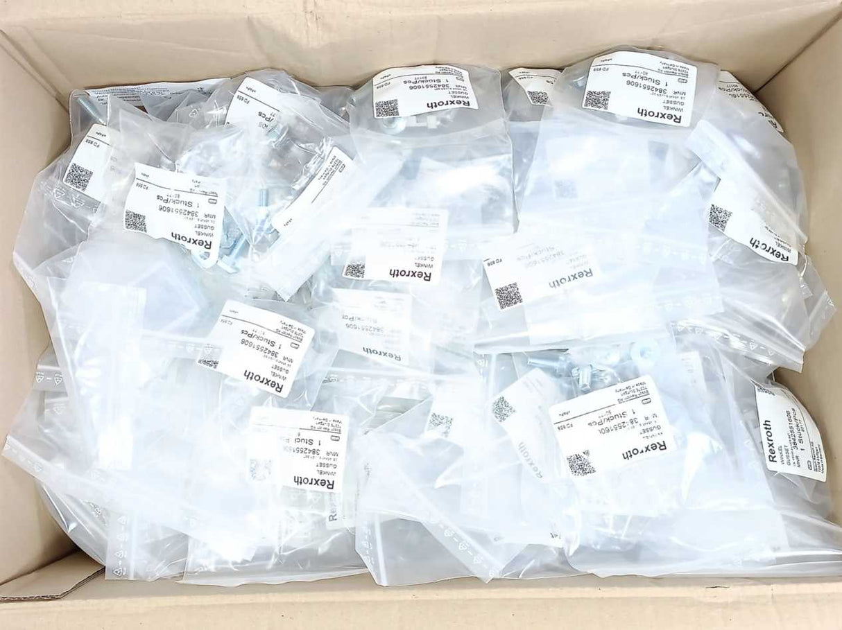 Bosch Rexroth 3842551606 Winkel 45x45 Silver Set Gusset / Angle Bracket