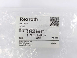 Bosch Rexroth 3842538687 Gelenk, Joint 45x45 Support Silver