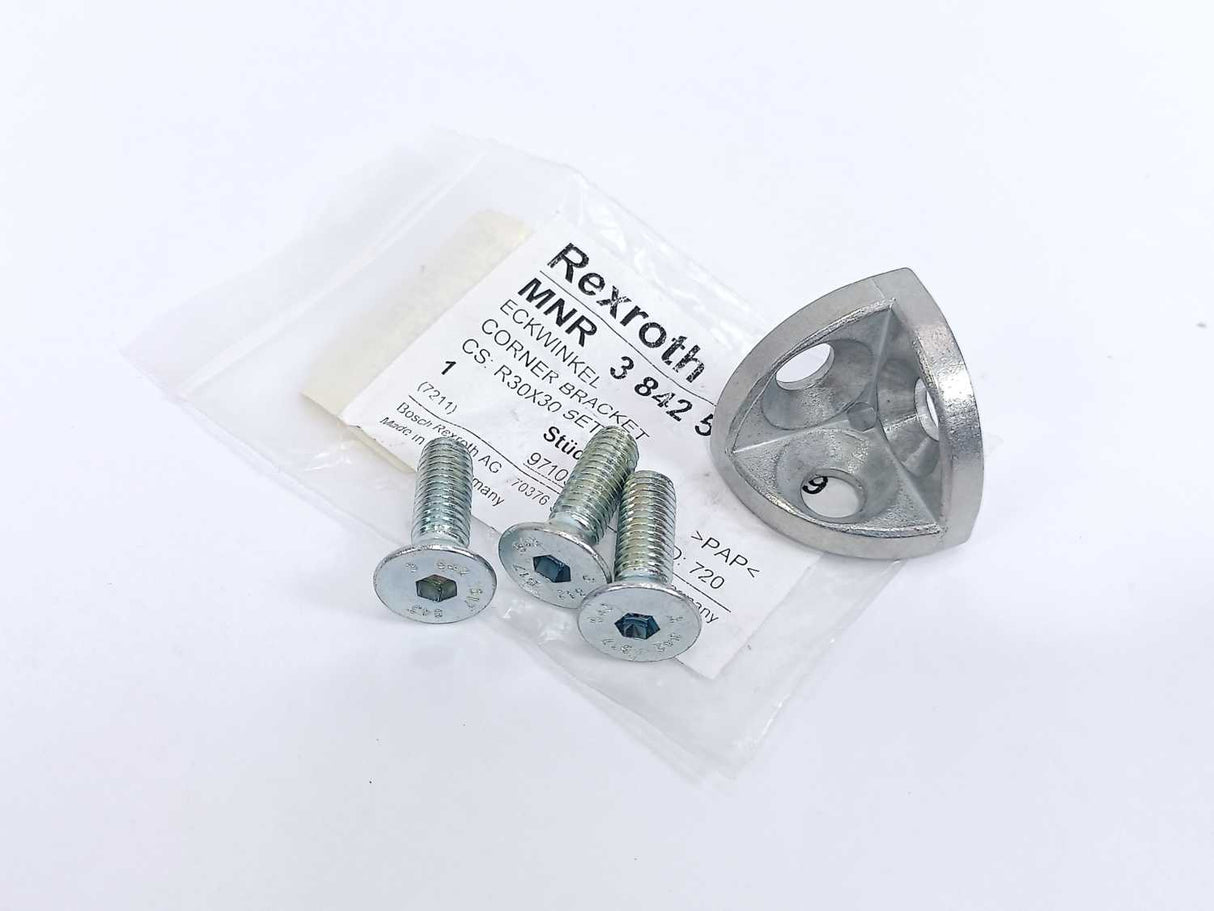 Bosch Rexroth 3842519319 Eckwinkel / Corner Bracket, R30x30 Set