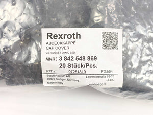 Bosch Rexroth 3842548869 Profile End Cap Covers, Gusset 90x90 ESD
