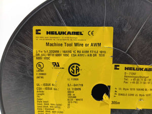 HELUKABEL 60514 Single Core UL Style 1015 16AWG Wire. 200m Spool