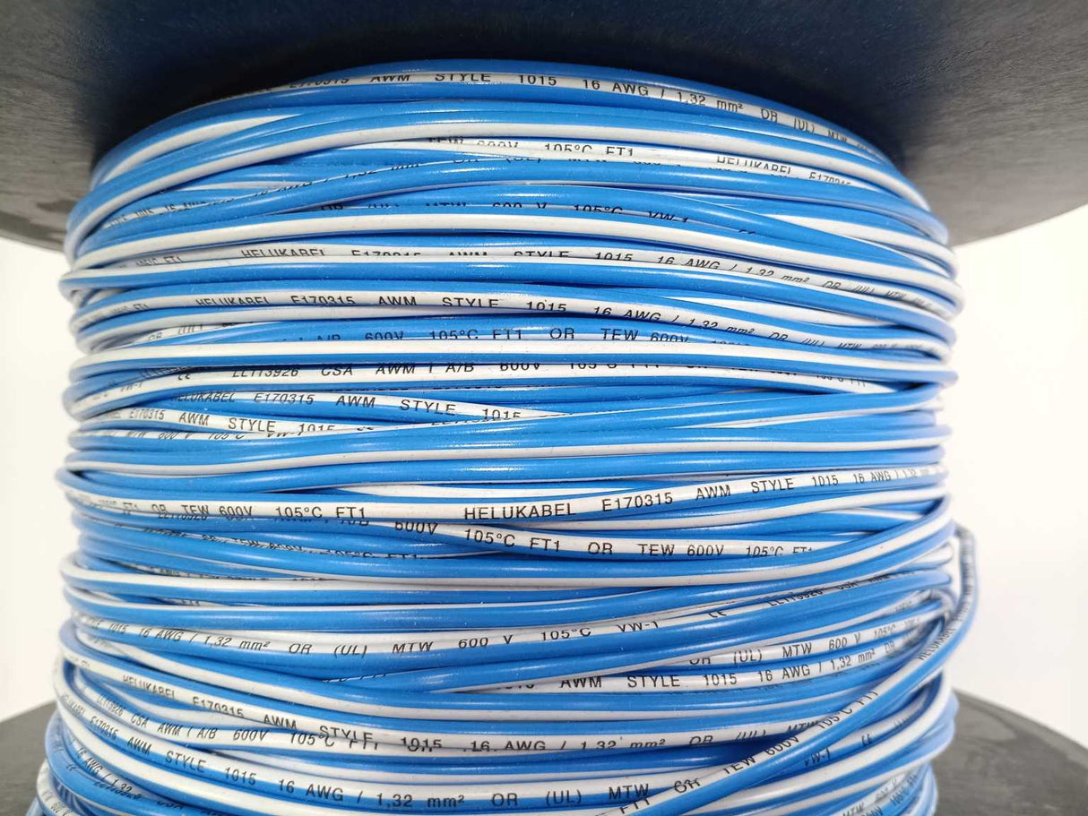 HELUKABEL 60514 Single Core UL Style 1015 16AWG Wire. 150m Spool