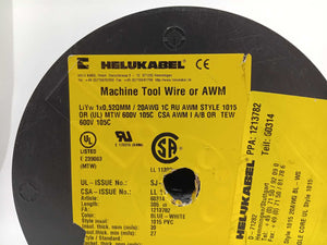 HELUKABEL 60314 Single Core UL Style 1015 20AWG Wire. 250m Spool