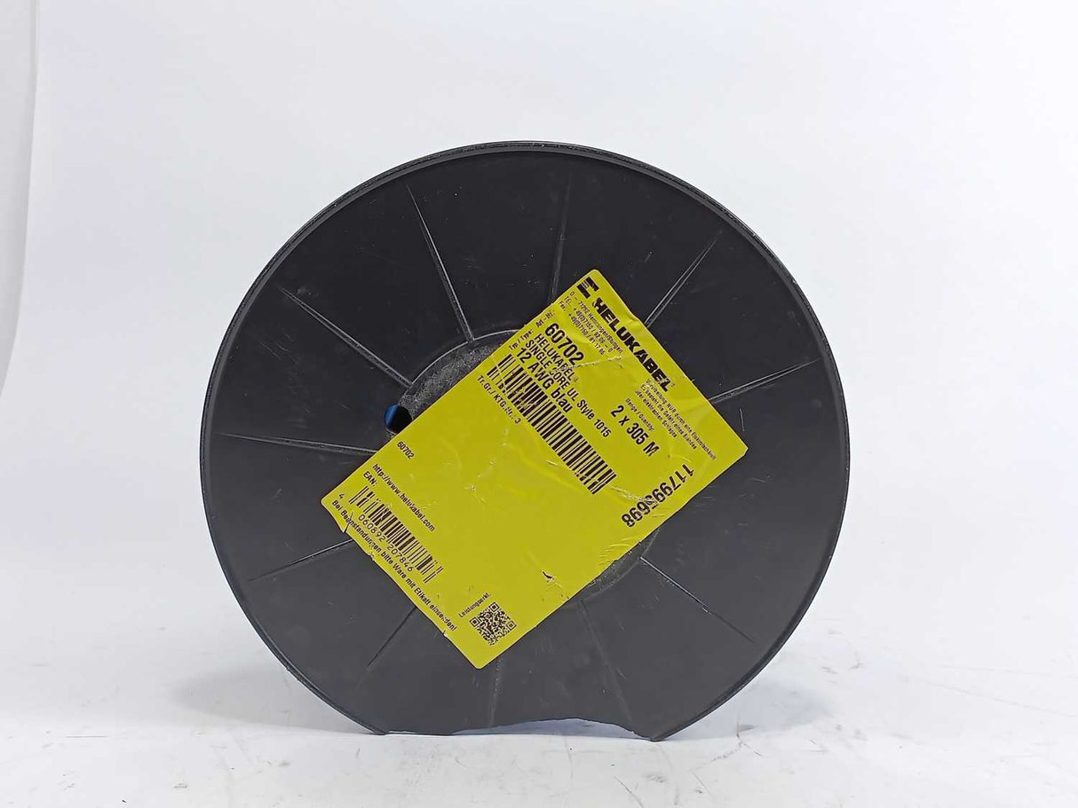 HELUKABEL 60702 Single Core UL Style 1015 12AWG Wire. 80m Spool