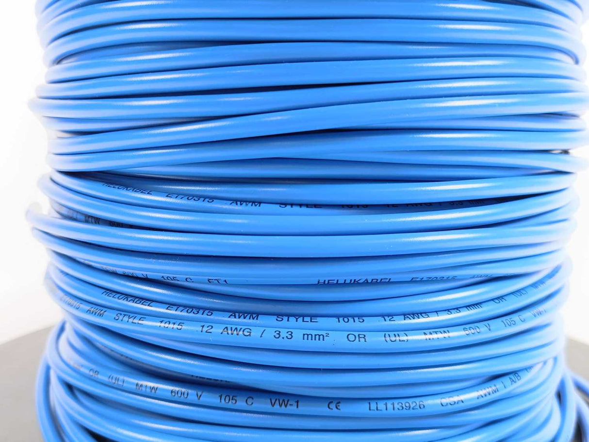 HELUKABEL 60702 Single Core UL Style 1015 12AWG Wire. 80m Spool