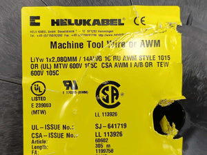 HELUKABEL 60602 Single Core UL Style 1015 14AWG Wire. 250m Spool