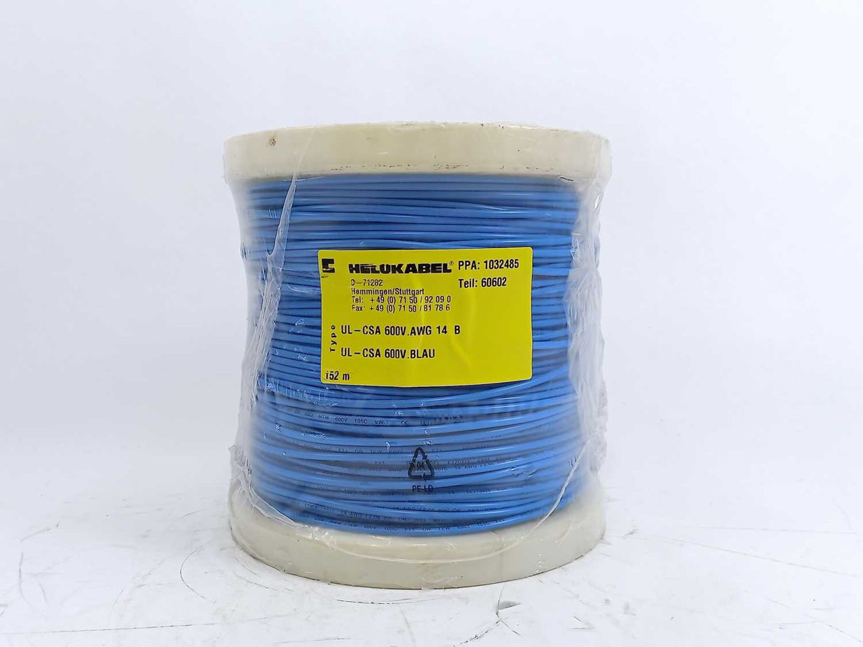 HELUKABEL 60602 Single Core UL Style 1015 14AWG Wire. 152m Spool