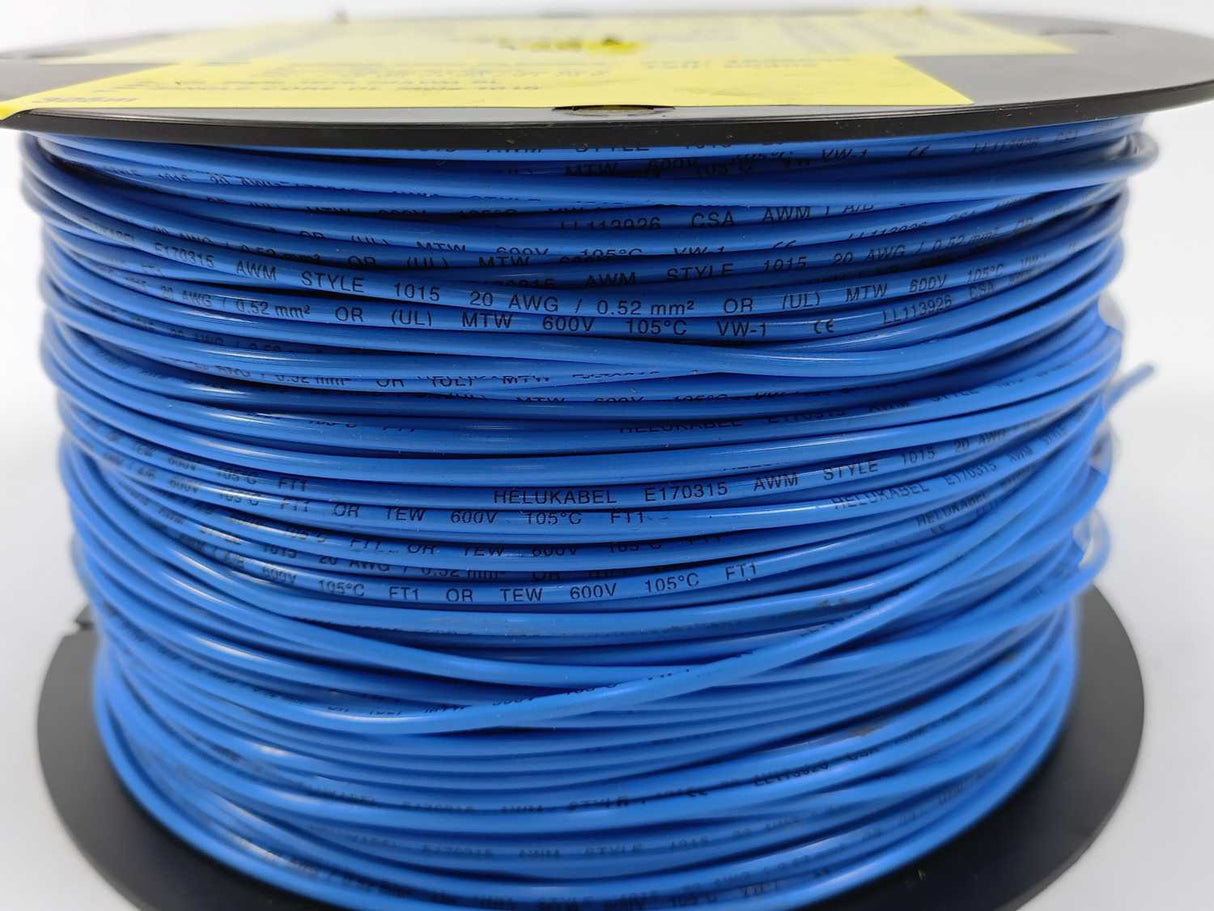 HELUKABEL 60302 Single Core UL Style 1015 20AWG Wire. 250m Spool