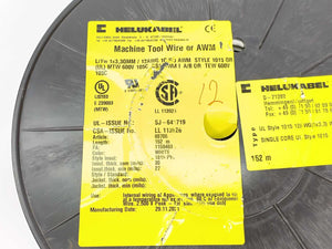 HELUKABEL 60705 Single Core UL Style 1015 12AWG Wire. 100m Spool