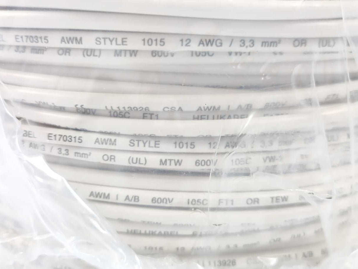 HELUKABEL 60705 Single Core UL Style 1015 12AWG Wire. 305m Spool