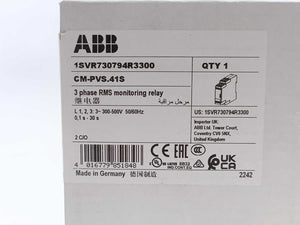 ABB 1SVR730794R3300 CM-PVS.41S 3-Phase RMS Monitoring Relay