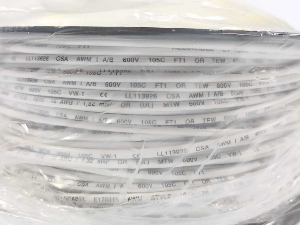 HELUKABEL 60505 Single Core UL Style 1015 16AWG Wire. 152m Spool