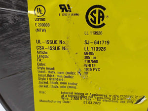 HELUKABEL 60405 Single Core UL Style 1015 18AWG Wire. 305m Spool