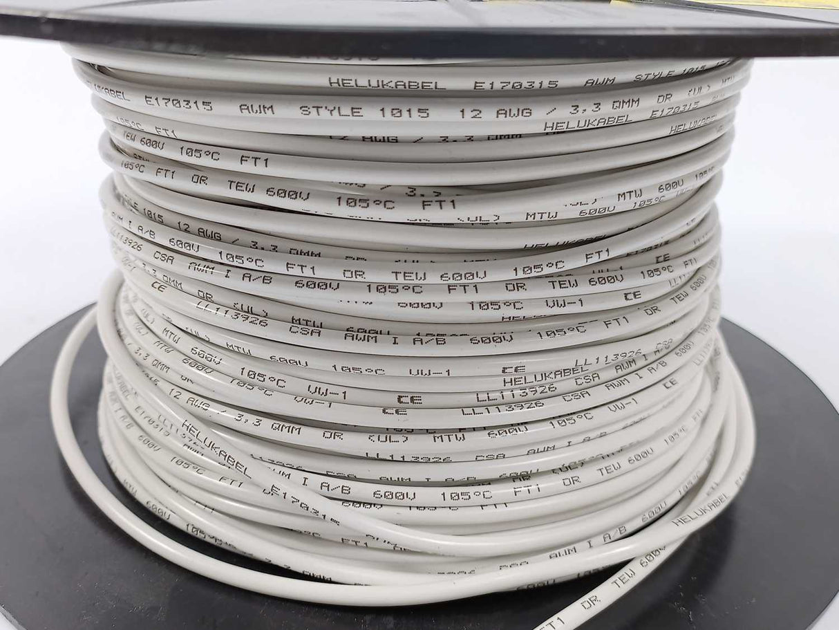 HELUKABEL 60705 Single Core UL Style 1015 12AWG Wire. 80m Spool