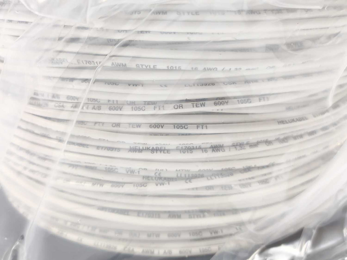 HELUKABEL 60505 Single Core UL Style 1015 16AWG Wire. 305m Spool