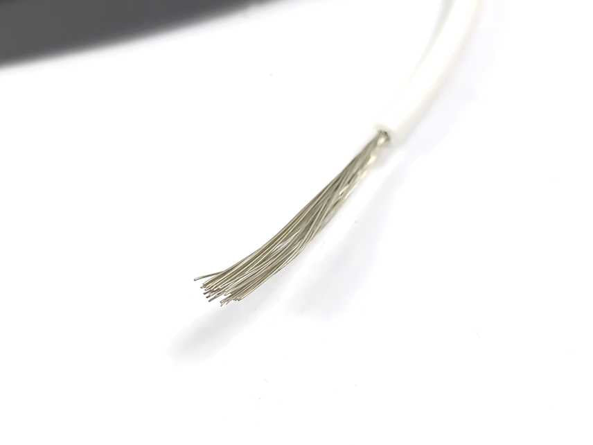 Nelco 0130184 TX UL 3607 AWG 18 Single Core Tinned White Cable. 1000m Spool