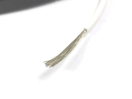 Nelco 0130184 TX UL 3607 AWG 18 Single Core Tinned White Cable. 1000m Spool