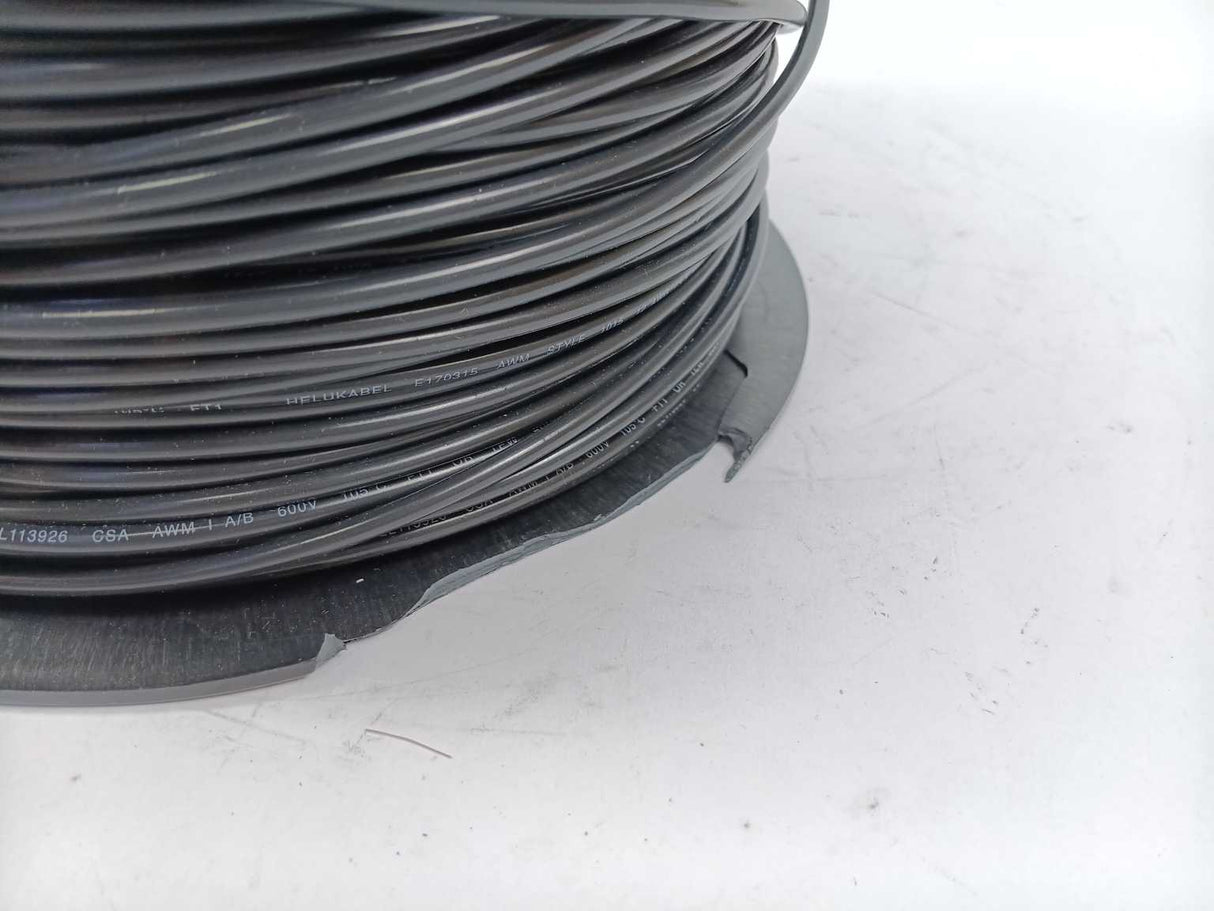 HELUKABEL 60701 Single Core UL Style 1015 12AWG Black Wire. 305m Spool