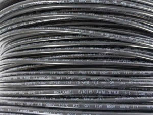 HELUKABEL 60801 Single Core UL Style 1015 10AWG Black Wire. 300m Spool