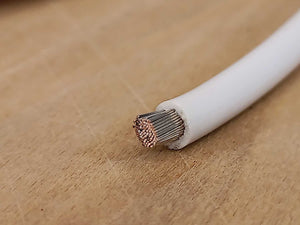 HELUKABEL 60805 Single Core UL Style 1015 10AWG/5,2mm, White Wire.
