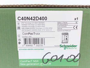 Schneider Electric C40N42D400 Circuit Breaker ComPacT NSX400N, 50kA at 415VAC