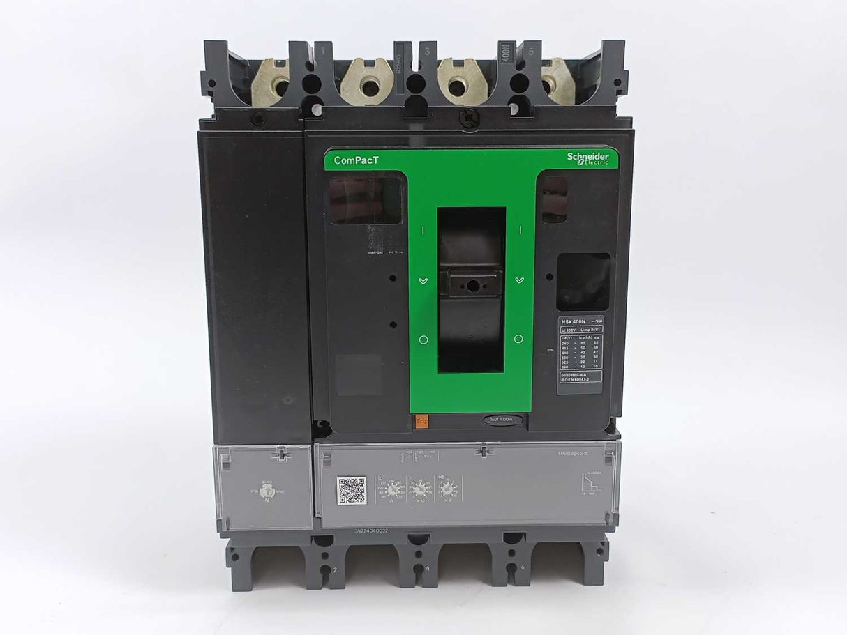 Schneider Electric C40N42D400 Circuit Breaker ComPacT NSX400N, 50kA at 415VAC