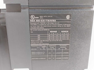 Schneider Electric C40N42D400 Circuit Breaker ComPacT NSX400N, 50kA at 415VAC