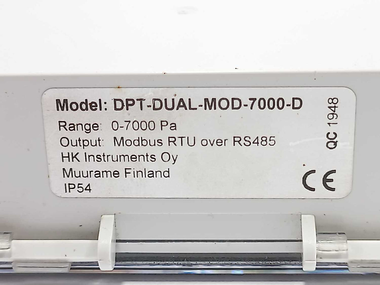 HK Instruments DPT-DUAL-MOD-7000-D Differential Pressure Transmitter