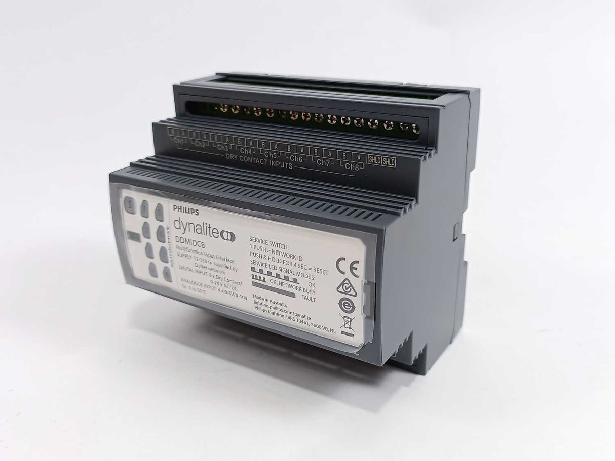Philips DDMIDC8 Dynalite DIN Multi I/P 8x Dry Contact
