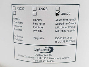 Dustcontrol 40479 Fine Filter