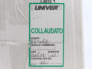 univer AG-3062 Poppet Valves for Vacuum